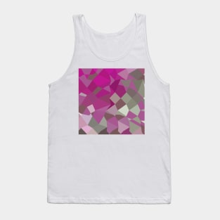 Dark Lavender Abstract Low Polygon Background Tank Top